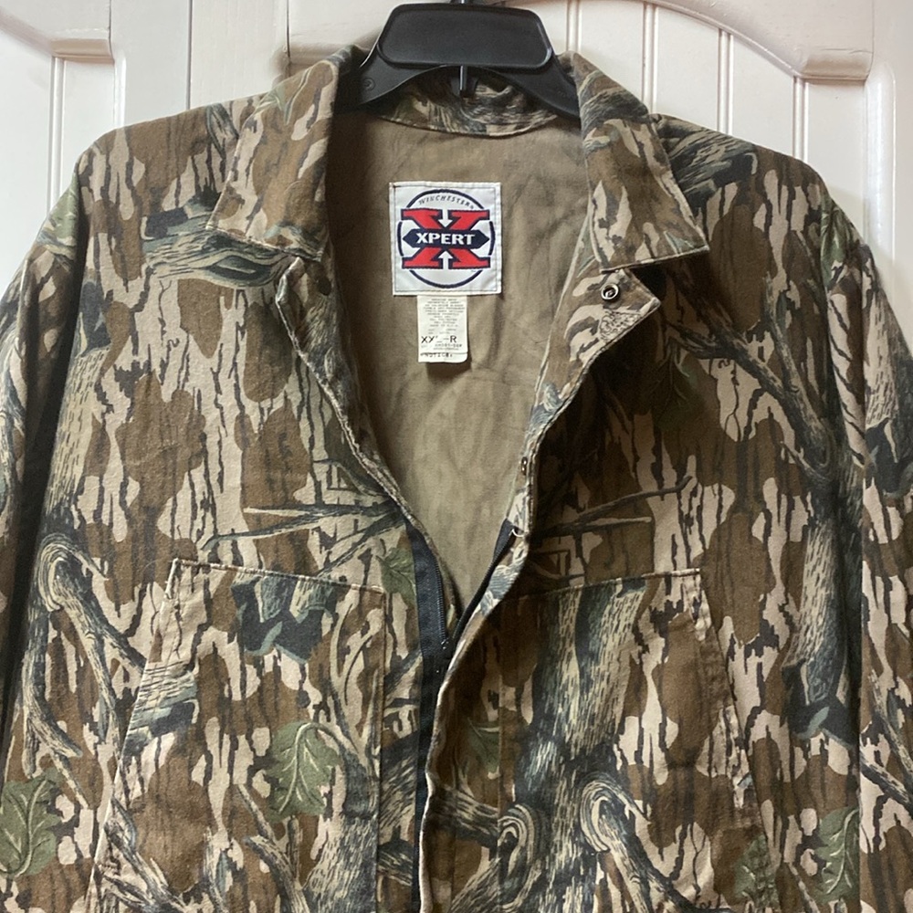 90s Mossy Oak Tree Stand Vintage Camo Overalls XXL - Picture 3 of 11